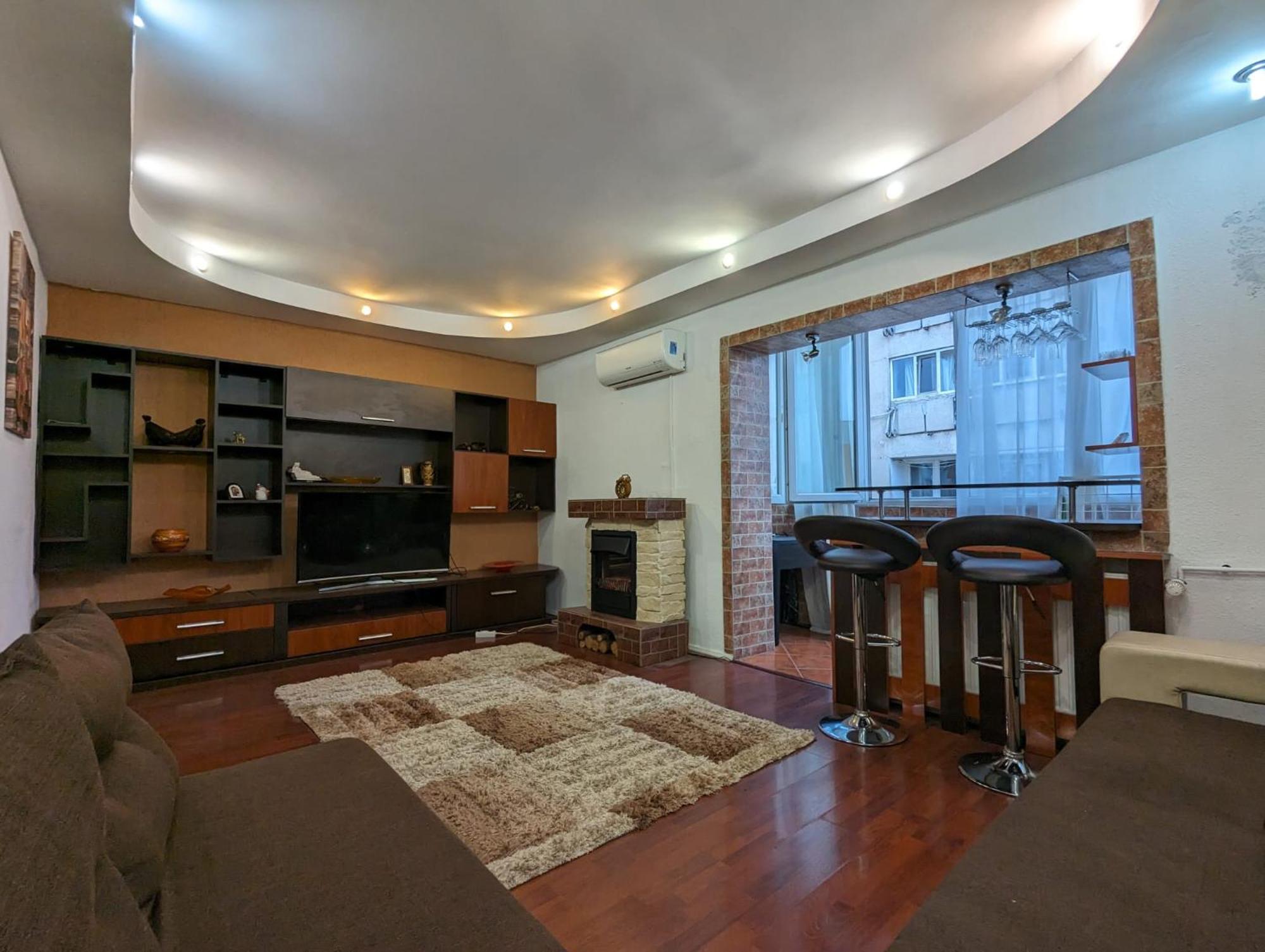 Modern Oasis With A Cozy Fireplace Your Stylish Apartment Minutes From Downtown Bucharest Exterior photo